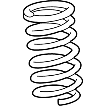 Lexus 48131-50170 Spring, Coil, Front