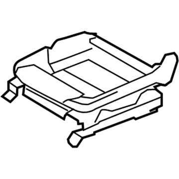 Infiniti 87351-JU65C Frame Assembly - Front Seat Cushion