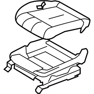Infiniti 87350-JK62B Cushion Assembly - Front Seat