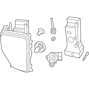 Mopar 57010170AE Headlight Left, Right