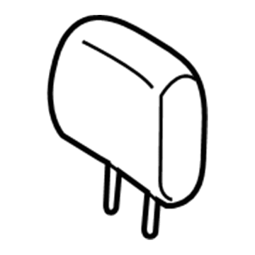 Nissan 86430-3KA0A Headrest Assy-Rear Seat