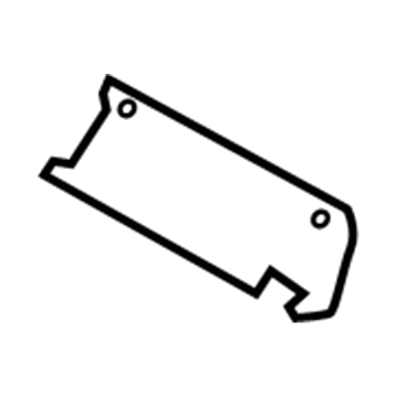 Infiniti 88647-3JA0A PATE Assembly-Reinforce