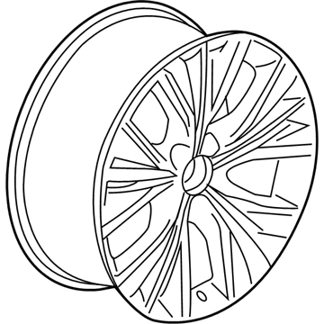 GM 12451950 Wheel, Alloy