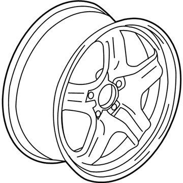 GM 9599030 Wheel, Steel