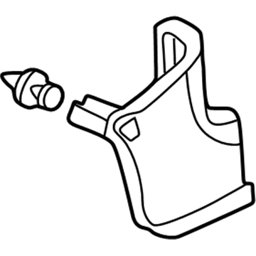 Honda 83161-S5A-A00ZC Lining Assy., L. Cowl Side *YR169L* (MILD BEIGE)