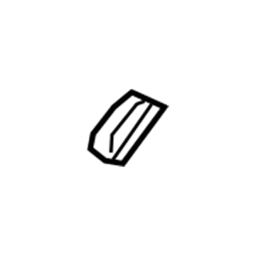 Nissan 822D5-1LA0A SASH Inner Cover-Rear Door, LH