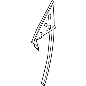 BMW 51-33-7-008-567 Window Guide, Left Front Door
