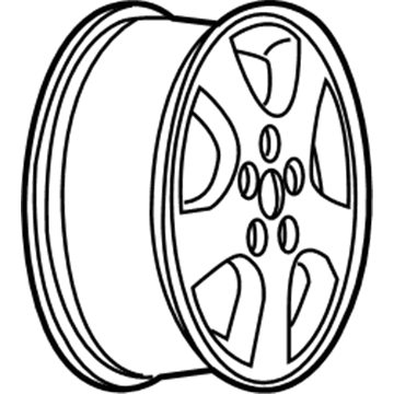 GM 9594429 Wheel, Alloy