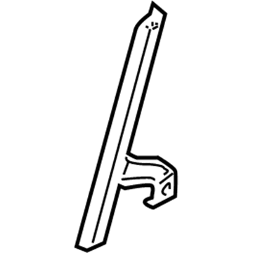 Nissan 82386-5M000 Glass Run Rubber-Rear Door Lower Rear, RH