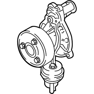 BMW 11-51-8-638-494 Coolant Pump, Switchable