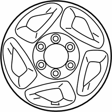 Toyota 42611-0C030 Wheel, Alloy