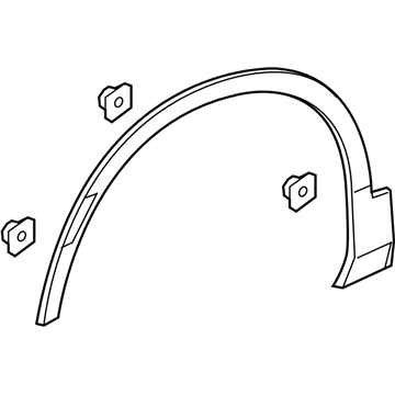 GM 84702936 Wheel Opening Molding