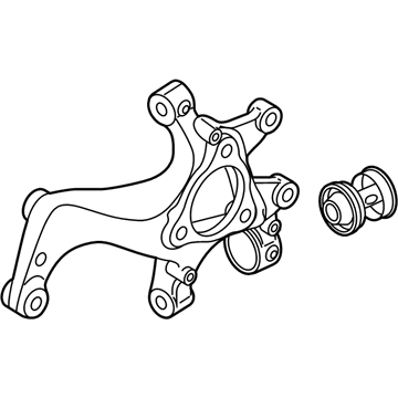 Kia 52710G3AA0 Carrier Assembly-Rear Ax