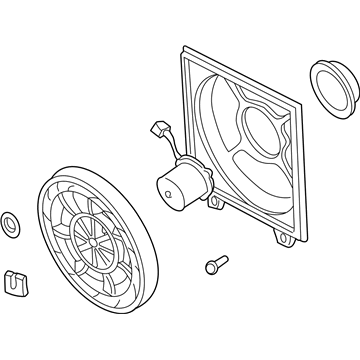 Hyundai 97730-25100 Blower Assembly-Conderser