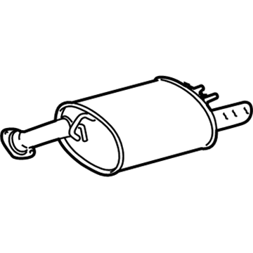 Toyota 17440-0P160 Muffler