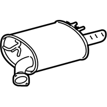 Toyota 17430-0P491 Muffler