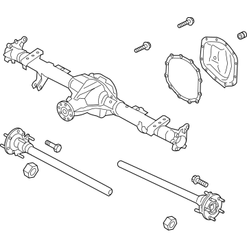 Ford MB3Z-4001-C AXLE ASY - REAR