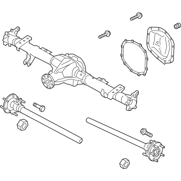 Ford MB3Z-4001-E AXLE ASY - REAR