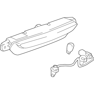 GM 23354781 Back Up Lamp Assembly