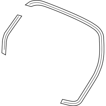 Honda 74440-SAA-023 Weatherstrip, Tailgate