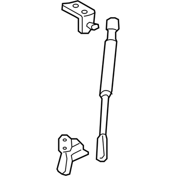 Honda 04746-SAA-010 Stay Set, Driver Side Tailgate Open