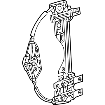 Mopar 68292133AA Rear Door Window Regulator