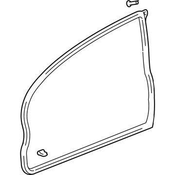 Honda 72350-S5S-E01 Weatherstrip, L. FR. Door