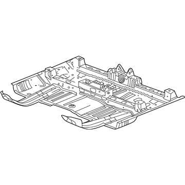 GM 84379208 Front Floor Pan