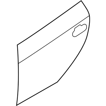 Hyundai 77121-2H010 Panel-Rear Door Outer, RH