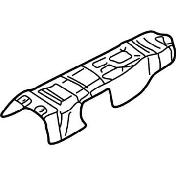 Hyundai 28791-38010 Panel-Heat Protector, Center