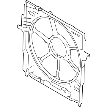 BMW 17-42-7-612-454 Fan Shroud