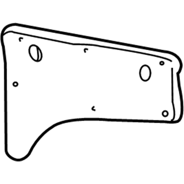 Ford F87Z7845626AAK Jack Cover