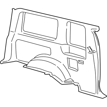 Ford F87Z-9831012-AAA Quarter Trim Panel