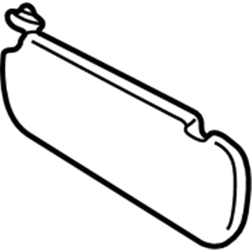 Toyota 74310-02B40-B0 Sunvisor