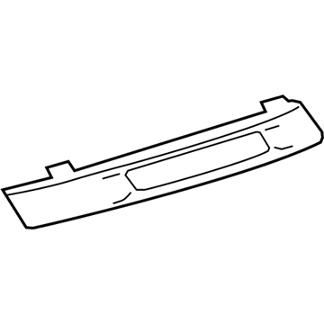 BMW 63-21-7-225-243 Chrome Trim, Rear Light, Rear Lid, Left
