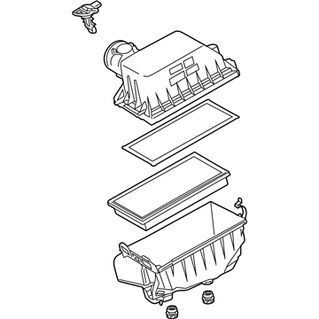 Lexus 17700-25160 Cleaner Assembly, Air W