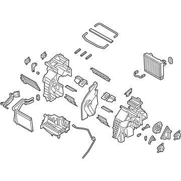 Hyundai 97205-S8020 Heater & Evaporator Assembly