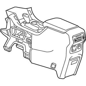 GM 84111781 Console Assembly