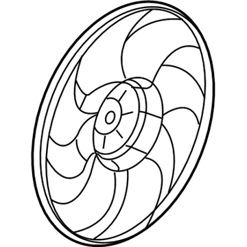 GM 19130515 Blade Kit, Engine Coolant Fan (LH)