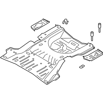 Ford L1MZ-7811215-A Rear Floor Pan