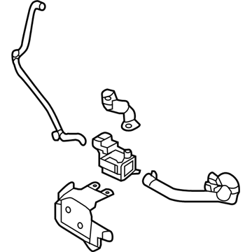 Hyundai 39400-2B040 Solenoid Valve & Hose