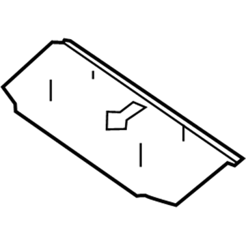 Nissan 74772-4CL0A Heat Insulator-Trunk Floor