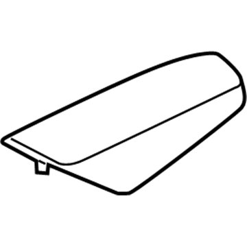 Acura 83754-TX4-A01ZA Armrest, Left Rear Door Lining (Sandstorm)