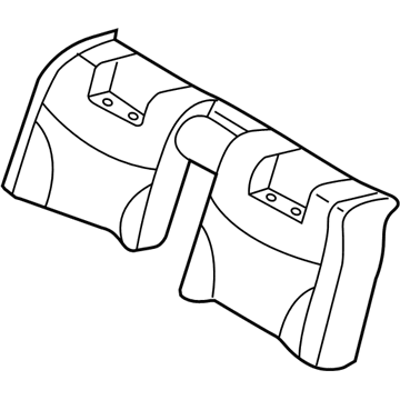 Lexus 71077-33B71-A3 Rear Seat Back Cover Sub-Assembly (For Bench Type)