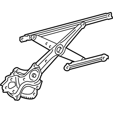 Lexus 69801-21020 Regulator Sub-Assembly