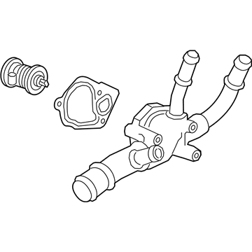 GM 12681133 Thermostat Housing