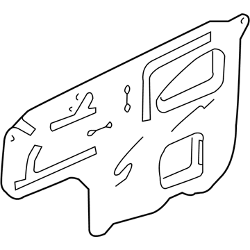 Honda 72321-SDN-A10 Seal, R FR Door Hole