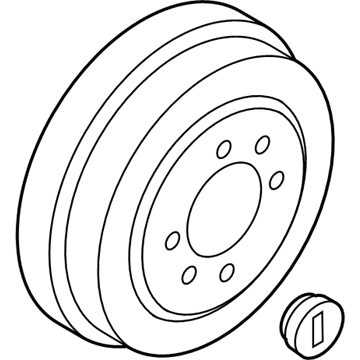 Nissan 43206-3LM0A Drum-Brake, Rear Axle