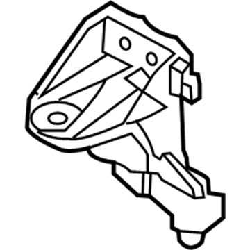 Infiniti 11274-JP01B Support-Engine Mounting, LH