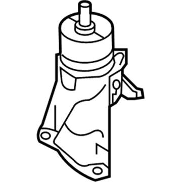 Nissan 11320-1AA1A Engine Mounting Insulator , Rear